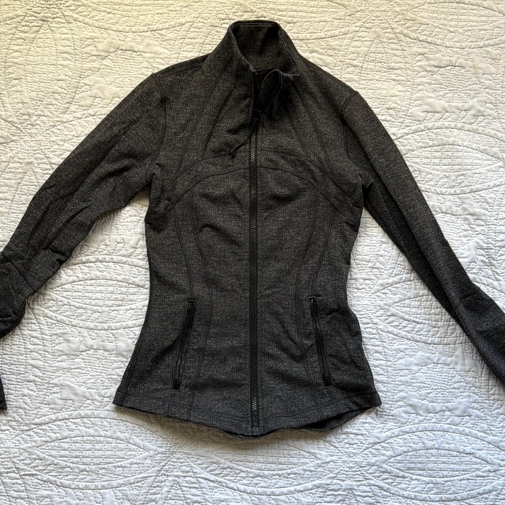 Lululemon Athletica Black Define Jacket with High Collar